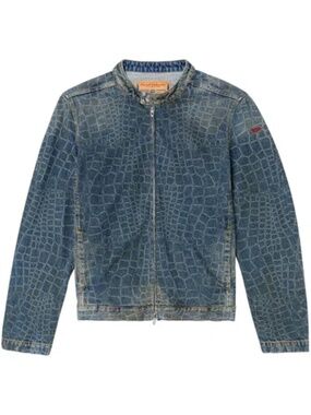 BRAND NEW:  Diesel Mens Lunar New Year Of The Snake D-glory Jacket, Size XS